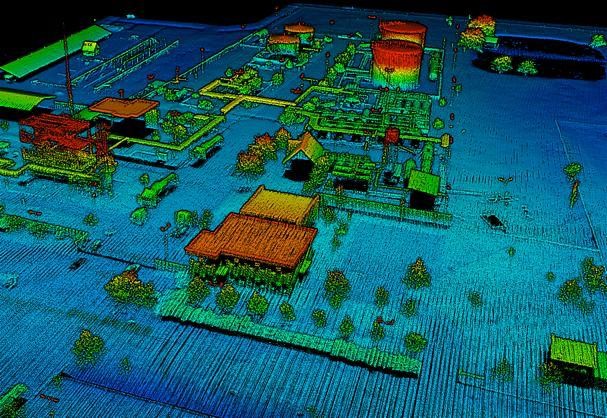 Model 3D color al terenului rezultat din măsurători topografice avansate