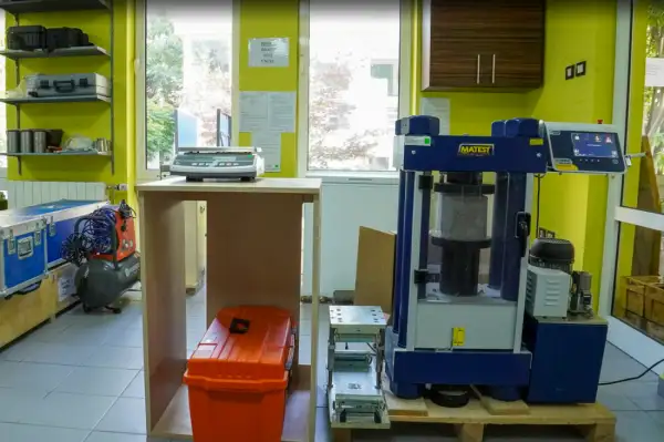 Încercări beton proaspăt și întărit